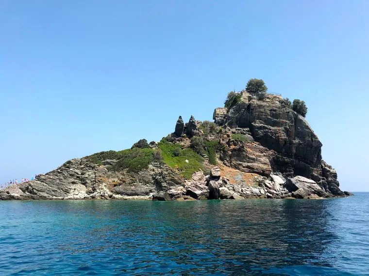 A rocky islet in the Aegean