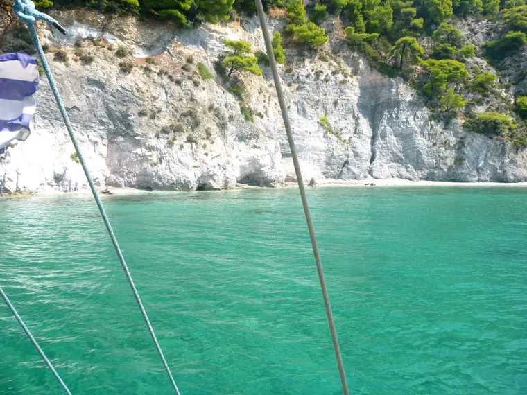 Anchored under the white cliffs