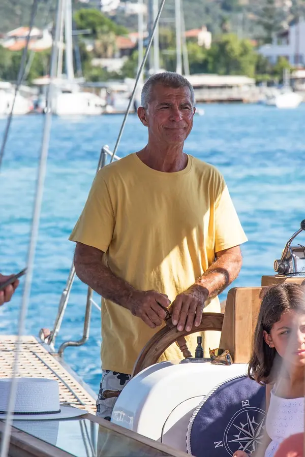 At the helm
